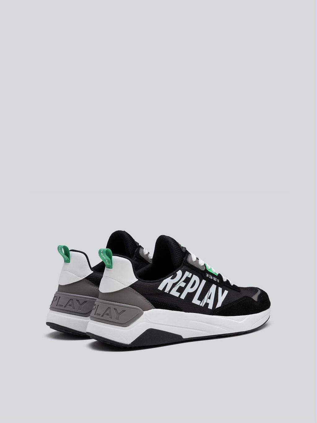 REPLAY TENNET SIGN SNEAKERS WITH LACES